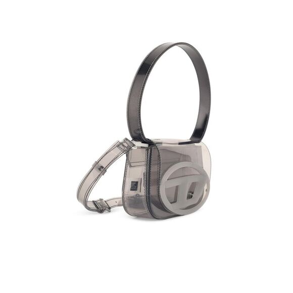 Diesel Iconic '1Dr Shoulder Bag In Silver Transparent Tpu Women - Picture 2 of 3